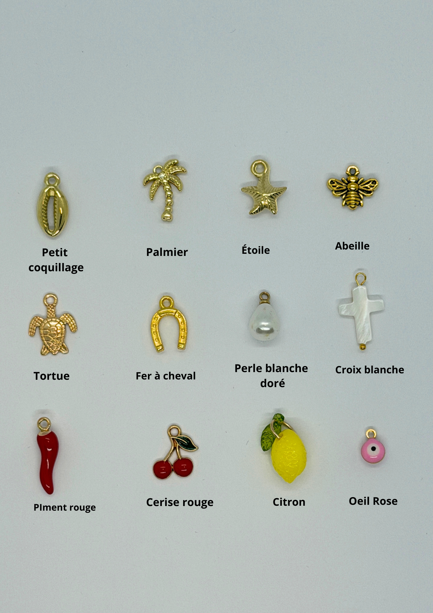 Bandana à charms Prune