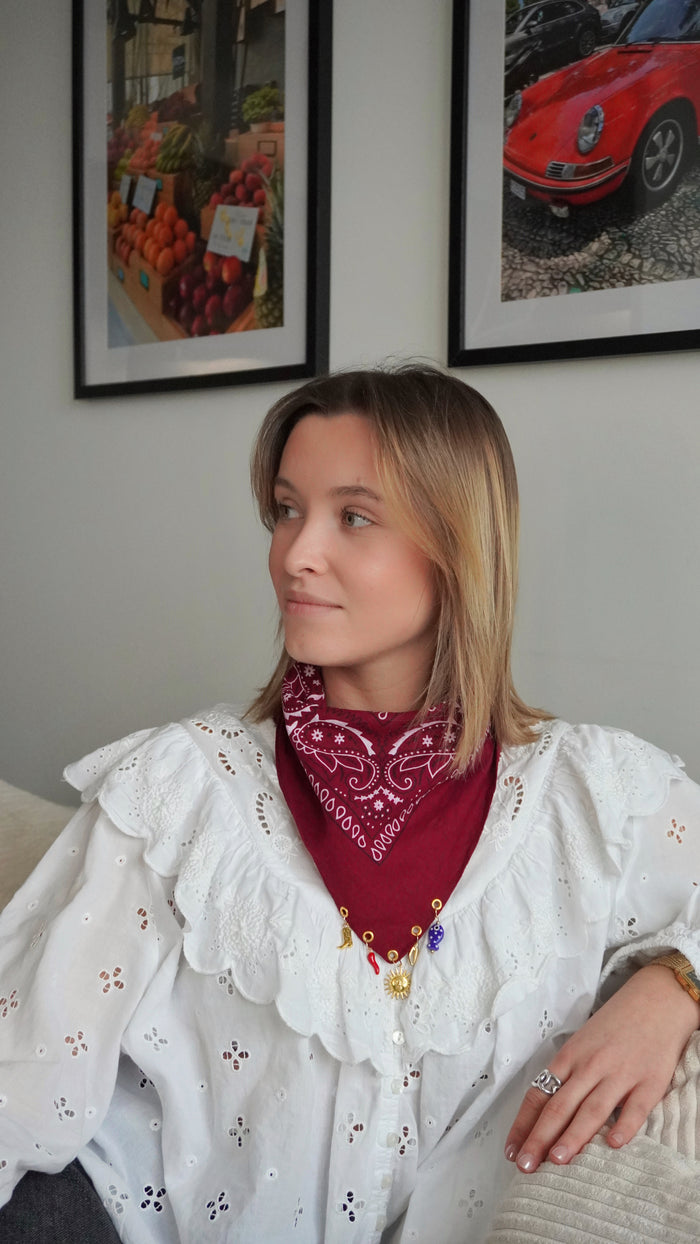 Bandana Bordeaux