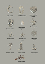 Bandana à charms Bleu Marine