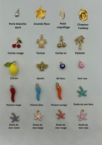 Bandana à charms Bleu Marine