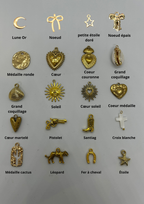 Bandana à charms Bleu Marine