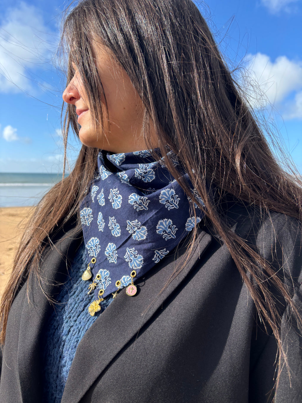 Foulard à charms Hélène