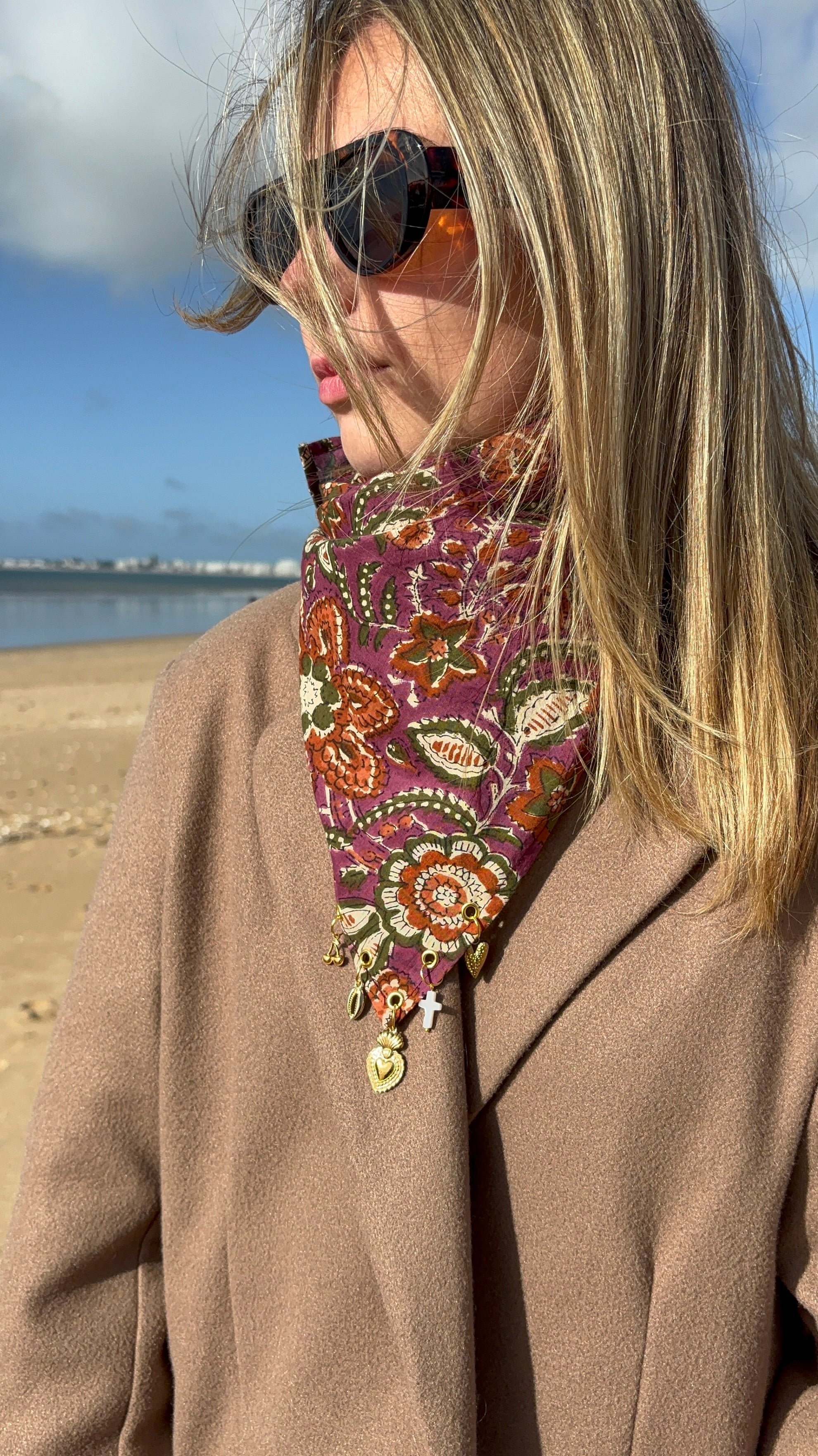 Foulard à charms Marie